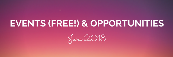 June 2018 Events & Opportunities! image
